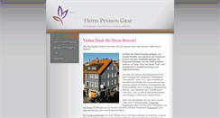 Desktop Screenshot of hotel-pension-graf.de