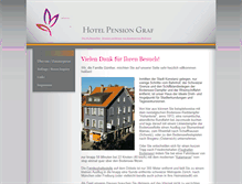 Tablet Screenshot of hotel-pension-graf.de